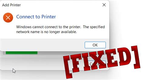 Sign in to vote I found my own fix so I thought that I would share 1. . Windows cannot connect to the printer the specified network name is no longer available windows 7